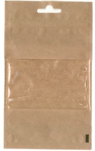 SAC KRAFT BRUN DAILY PACK 250ML +FENETRE (100)