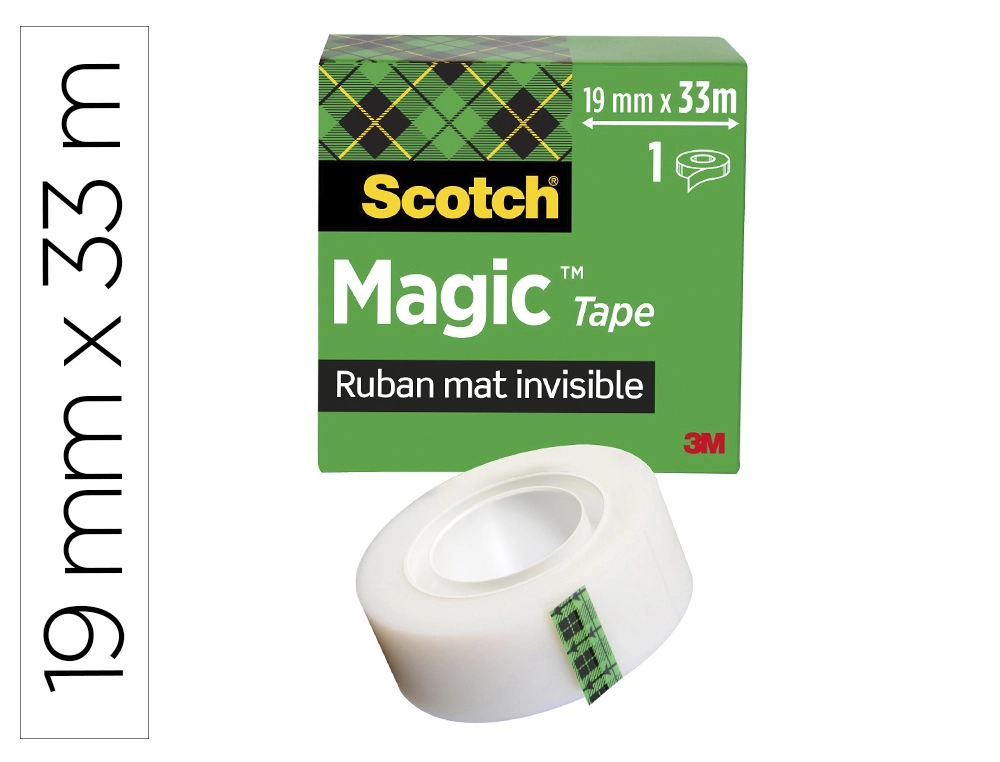 ADHESIF SCOTCH INVISIBLE 33X19 (1)