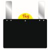 ARDOISE NOIRE 20X15CM DISQUE PATTES (10)