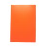 PANNEAU RECT PLASTIQUE FLUO ORANGE 40X60CM (5)