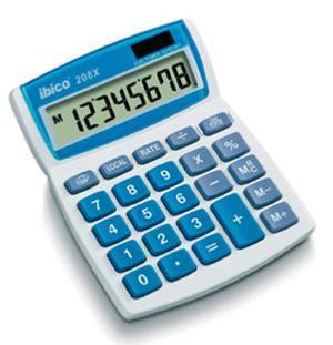 CALCULATRICE IBICO 8 CHIFFRES 208X