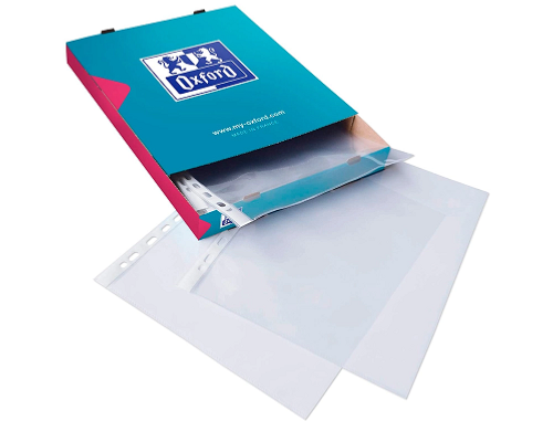 POCHETTE PERFOREE POLYPRO LISSE A4 9/100° 