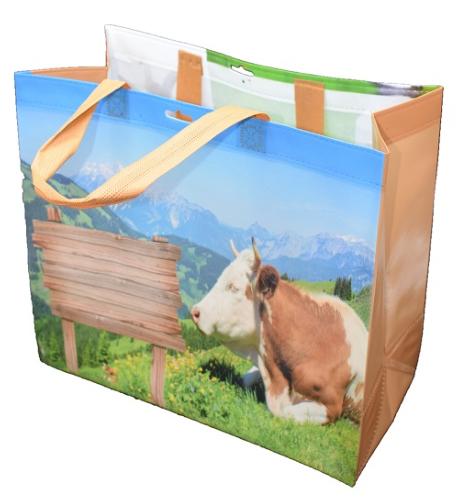 CABAS POLYPROPYLENE NON TISSE CREMERIE 37.5X17X35