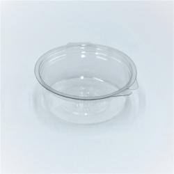 BARQUETTE ALIMENTAIRE RONDE AVEC COUVERCLE POUR 250ML (80)