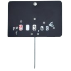 ARDOISE NOIRE 12X8CM PIQUE+ROULETTES (10)