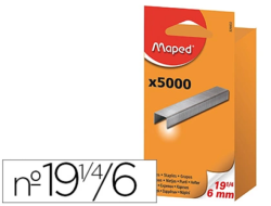 AGRAFE MAPED 6MM SP 19 (1 boite)