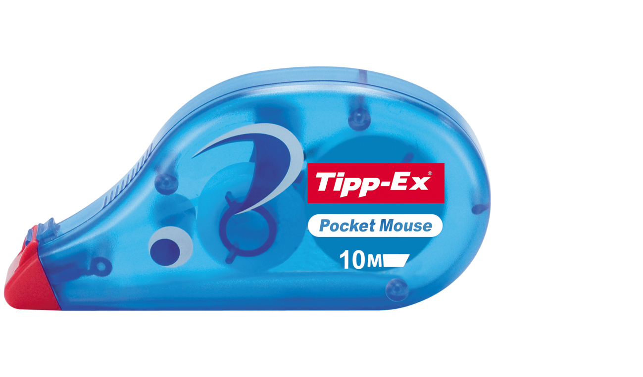 CORRECTEUR TIPP EX ROLLER MINI POCKET MOUSE CAPUCHON PROTECTEUR 10 M (1)