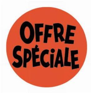 ETIQUETTE OFFRE SPECIALE ADHESIVE D36MM (500)