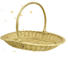 PANIER PASSIONA OSIER PLEIN 42X31X8-33 CM (1)