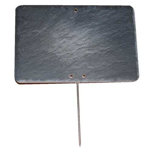 ARDOISE SCHISTE NEUTRE 8X12CM +PIQUE (10)