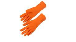 GANT HARPON LATEX ORANGE - TAILLE 8 (1 PAIRE)