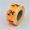 ETIQUETTE 2€ ADHESIVE D36MM (500)