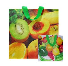 CABAS POLYPROPYLENE TISSE FRUITS/LEGUMES 40X20X35 (25)