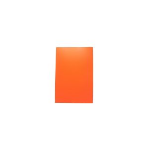 PANNEAU RECT PLASTIQUE FLUO ORANGE 30X40CM (10)