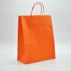 CABAS TENDANCE KRAFT ORANGE 23+12X30 +POIGNEES (50)