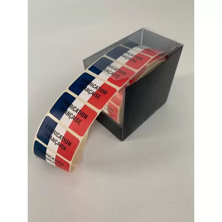 ETIQUETTE PRODUCTION FRANCAISE ADHESIVE RECT (1000