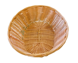 CORBEILLE A PAIN SYNTHETIQUE MIEL 24,5X18X6,5 OVALE