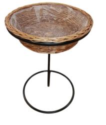 PRESENTOIR 1 CORBEILLE MONTPELLIER NOIR