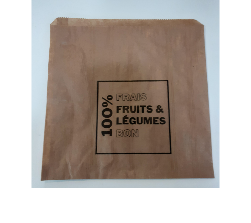 	SAC PAPIER ALIMENTAIRE KRAFT ALIOS®  POUR 1KG FRUIT (2000) 