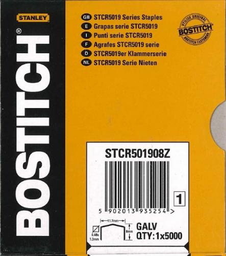 AGRAFE BOSTITCH 8MM STCR 5019 (1 boite)