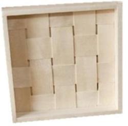 CAGETTE BOIS 355X255X50 FOND TRESSE