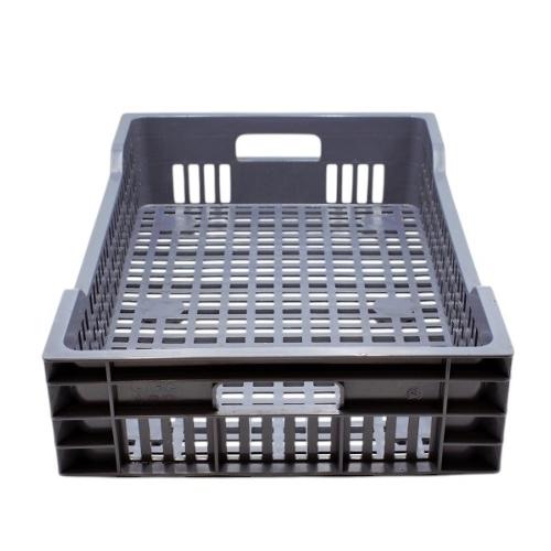 CAISSE PLASTIQUE GRISE 25L AJOUREE