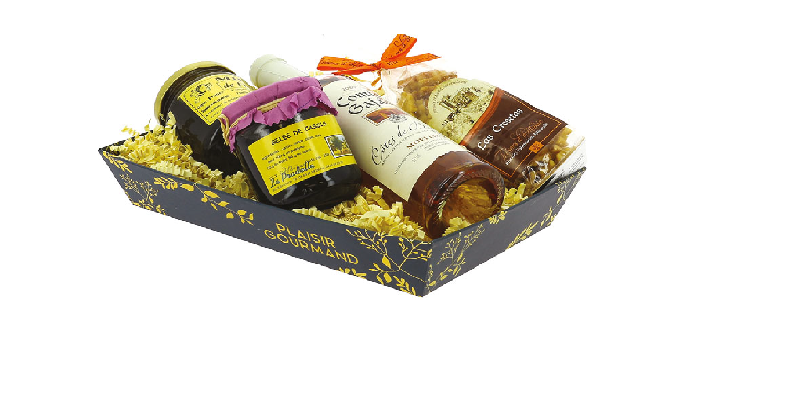 CORBEILLE CARTON PLAISIR GOURMAND 36X27X6 (1)