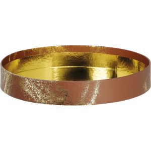 CORBEILLE CARTON POUDRE D'OR RONDE 20,4X3,2 (1)