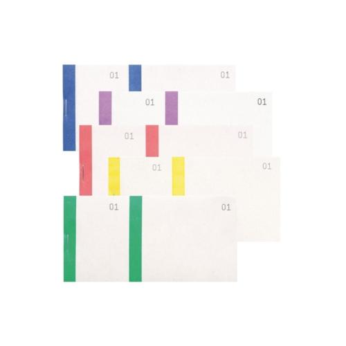 BLOC VENDEUR COULEUR 60X135 NUMEROTE