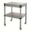 TABLE INOX 625X500 +ROUES (1)