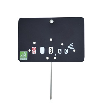 ARDOISE AB NOIRE 10,5X7CM PIQUE+ROULETTES (10)