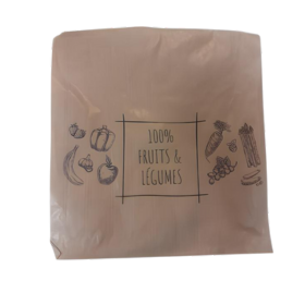 SAC PAPIER ALIMENTAIRE KRAFT ALIOS® IMPRIME POUR 1,5KG FRUIT (2000)